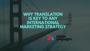Translation is key to international marketing