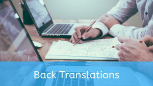back translation